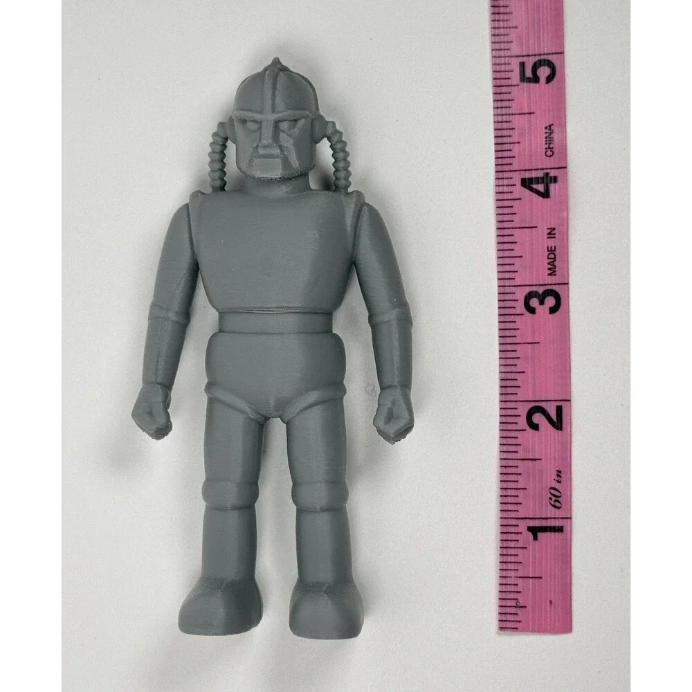 Interstellar Space Robot Gray Paintable Toy